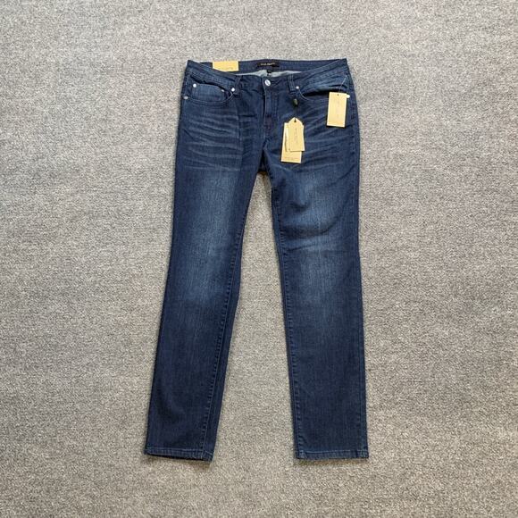 Max Studio Jeans Womens 10 Denim Salisbury Sleek Skinny Stretch Max Fit Zip Fly - Picture 2 of 12